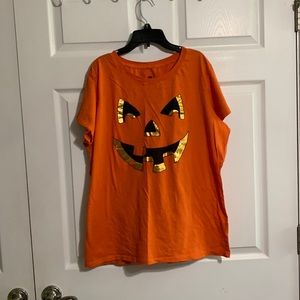 Size 3X orange Pumpkin shirt